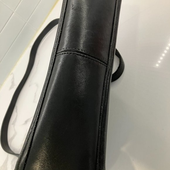 Vintage 90s Coach Black leather purse 9927 - Picture 8 of 9